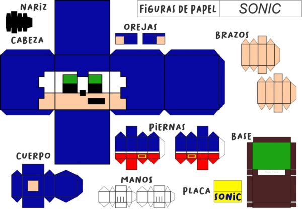 Plantilla Sonic a color pag. 1
