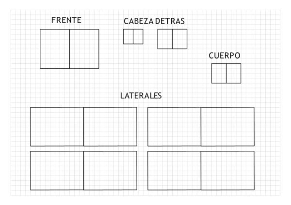 Plantilla Sonic para colorear pag. 2