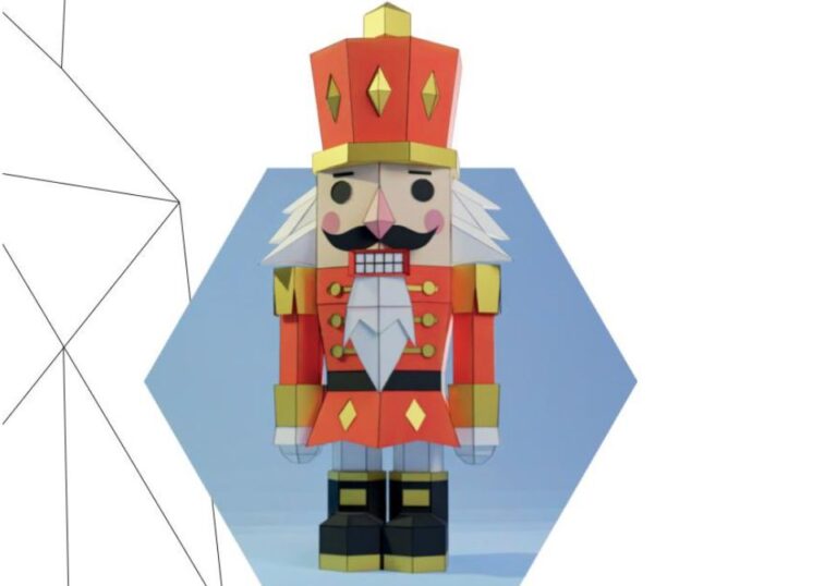 Papercraft de Cascanueces