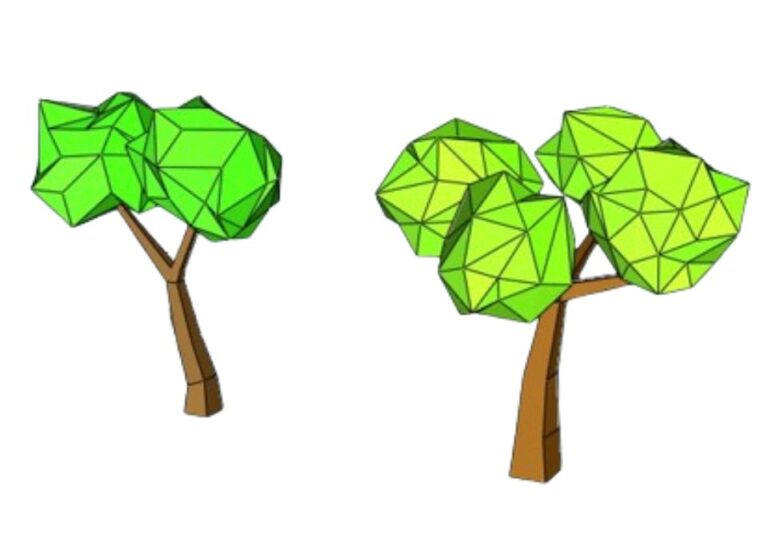Papercraft de Árbol