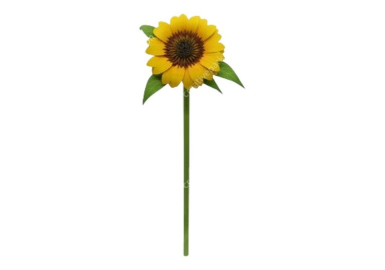 Papercraft de Girasol